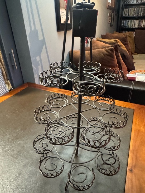 Taste Of Home Other - Taste Of Home Black Metal Tiered Cupcake/Muffin Stand